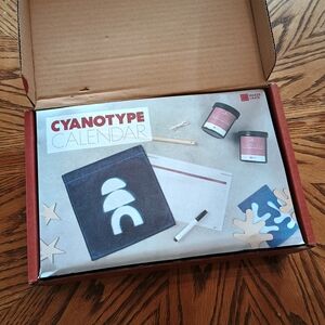 KiwiCo Maker Crate Cyanotype Calendar